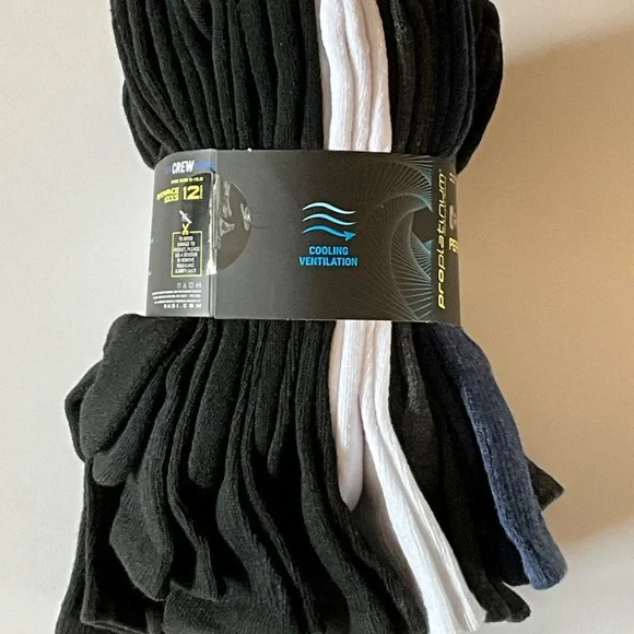 AND1 Men’s cushion crew socks - Picture 4 of 6